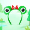 CIEHER Frog Headband Green Spa Headband Frog Eye Headband Mouse Ears Headband Spa Headbands, Makeup Headband Skincare Headbands for Women Girls Face Wash