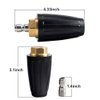 AURORA CAR Pressure Washer Tips Turbo Nozzle Pressure Washer 4000 PSI Max Rotating Pressure Washer Nozzle with 1/4'' Quick Connect for Cleaning Brick, Concrete, and Vinyl Surfaces，4.0 GPM 4.0 Orifice.