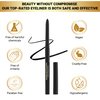 Bold Beautiful Cosmetics Gel Eyeliner Pencil Hypoallergenic Waterproof and Smudge-Proof Vegan Long-lasting - Black, 1 Count