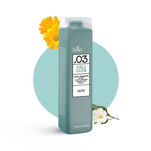 Silky Technobasic Daily Herbal Shampoo - Nourishing Green Tea Shampoo for Gentle Hair Care and Soothing Scalp Relief - Cruelty-Free Formula Shampoo- 1000 ML (33.8oz)