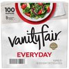 Vanity Fair Everyday Paper Napkins, 100 Count, Disposable Napkins Made Soft And Smooth For Everyday Meals