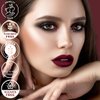 Mynena Burgundy Red Matte Lipstick Long Lasting Lightweight for High Comfort All-Day Wear Talc-Free Paraben-Free Cruelty-Free | Emma