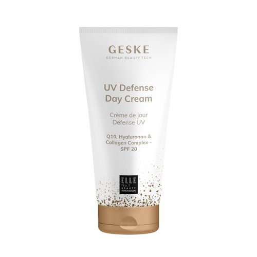 GESKE UV Defense Day Cream | SPF 20 | Q10 Face Cream with Collagen | Moisturizing, Anti-Wrinkle Skin Cream | Vegan Formula | Complements GESKE SmartAppGuided™ Devices | For Men, Women & All Genders