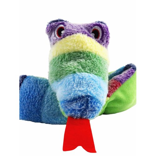 Bow Wow Pet Squeaky Snake Dog Toy - Tug, Fetch & Teasing Toy - 35 Inches