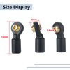 MORLORDY 10Pcs RC Plastic Tied Rod Ends Link Ball Joint Head Kit for 1/24 RC Crawler Car SCX24 Upgrades Accessories, A