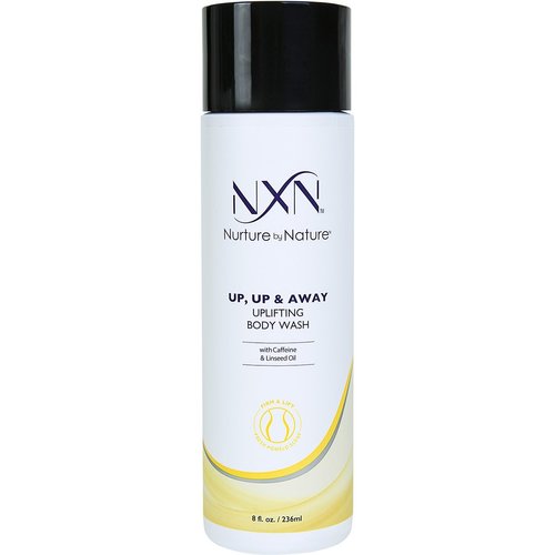 NxN Up, Up & Away Uplifting Body Wash, Fresh Pomelo Scented with Caffeine Natural & Organic Formula, 8 Fl Oz