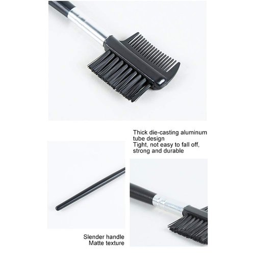 4 PCS Eyebrow Brush and Comb,Makeup Eyelash Comb,Portable Spoolie Brushes for Eyelashes Extension