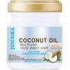 COCONUT OIL Pure EXTRA VIRGIN UNREFINED COLD PRESSED 7.75 Fl.oz 225 ml for Face, Skin, Hair, Lip, Nails by Juiceika
