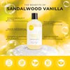 DANI Natural Moisturizing Shampoo Naturals - Warm Sandalwood Vanilla Essential Oil - Organic Aloe Vera & Coconut Cleansers - Sulfate, Phthalate & Paraben Free - Vegan & Cruelty Free - 12 Ounces