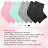 Selizo 4 Pairs Moisturizing Heel Socks for Women, Cracked Heel Socks Gel Heel Socks Callus Remover Socks Open Toe Socks Cracked Foot Toeless Heel Repair Socks for Women Dry Hard Cracked Feet