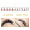 Premade Fans Eyelash Extensions 6D-D-0.10-14 Long Stem Premade Volume Eyelash Extensions .07 .10 Premade Volume Fans C D Curl Pre made Lash Fans Volume Lash Extensions(6D-D-0.10,14 mm)