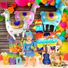 KatchOn, 4Pcs Llama Balloons for Birthday Party - Giant 39 Inch | Llama Birthday Balloons for Llama Birthday Decorations | Alpaca Foil Balloons for Fiesta Party Decorations | Llama Party Decorations