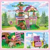 Tree House Building Set Compatible with Lego Friends, 504 PCS Forest House Building Kit Birthday Gift for Kids Girls Boys Age 6-12 Years（7652）