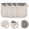 FOMIYES 4pcs Soap Bag Exfoliating Soap Saver Pouch Exfoliator Sponge Holder Soap Pocket Drawstring Bags Body Scrubber Hanging Rope Bags Foam Net for Bath Shower