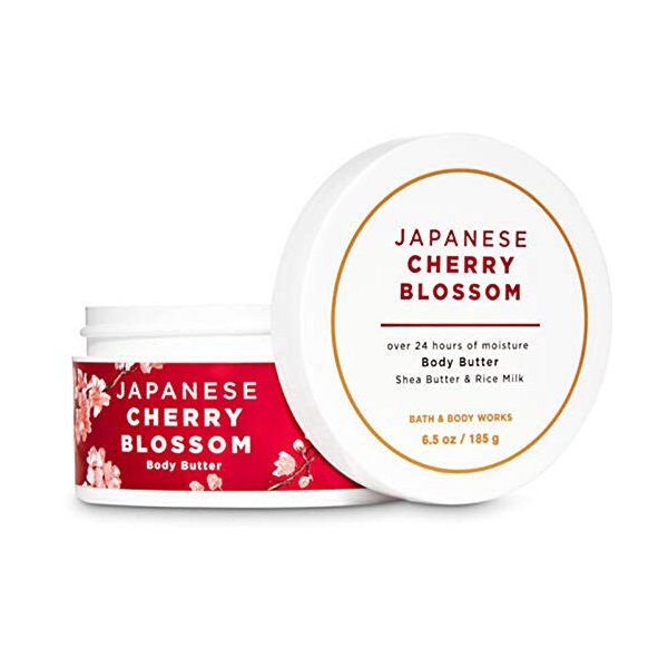 Bath & Body Works JAPANESE CHERRY BLOSSOM Body Butter 6.5 Ounce (packaging varies)