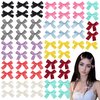 FAEBATY 60Pcs Mini Bow Hair Clips Bow Ribbons for Girls Sweet Bow Hair Clips Bows Hair Ribbon Alligator Clips Small Bow Hair Clips Barrettes Bowknot Hair Accessories Little Bows for Kids Hair
