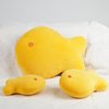 BenBen Goldfish Plush Toys, Set of 3, Goldfish Cracker Plushies, 11.5”, 7” and 6” Cute Gold Fish Stuffed Animal, Kawaii Food Plush, Fun Decorative Pillows for Room Décor