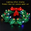 GEAMENT LED Light Kit Compatible with Lego Christmas Wreath 2-in-1 - Lighting Set for Lego 40426 Building Model (Model Set Not Included)