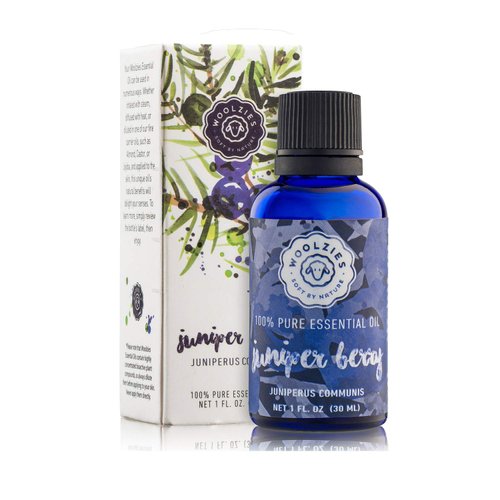 Woolzies Juniper Berry Essential Oil 1 Oz - , Natural Skin Toner, Cleanser, Calming Effect - For Diffusion, Topical & Aromatherapy Use
