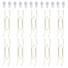 Fasunry 10 Pack Plate Hangers, 10 Inch Wall Plate Hangers and 12 Pack Wall Hooks, Compatible 8.5 to 10.5 Inch Decorative Plates, Antique China, Antique Plates and Arts