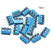DGZZI 50pcs Blue 5mm Pitch PCB Mount Screw Terminal Block Connector for Arduino (20pcs 2 Pin + 15pcs 3 Pin + 15pcs 4 Pin)