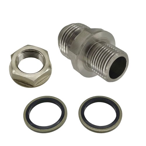 HYXUAN 10AN Turbo Oil Pan/Oil Return Drain Plug Adapter Bung Fitting no Weld 31504301010