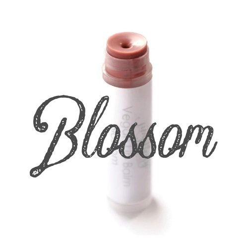 Blush Peachy Nude Tinted Vegan Lip Balm