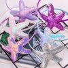 Star Headband Laser Star Glitter Hair Band Starfish Sequin Hair Accessories Girls Women Birthday Seaside Pool Party (Laser Lavender)