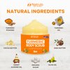 Turmeric Body Scrub – All-Natural Exfoliating Skin Brightening Face Scrub for Hyperpigmentation – Boosts Circulation, Evens Skin Tone, & Removes Toxins – Skincare for Glowing Skin, 8oz Made in USA