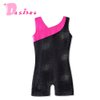 DAXIANG Gymnastics Leotards for Girls Gymnastics Outfit Black Shorts Dance Unitard Biketards Hot Blue Pink 13-14Y