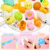 PNIOTAIN 48Pcs Squishies Mochi Squishy Toy, Kawaii Squishies Party Favors for Kids, Squishy Stress Relief Fidget Toys Classroom Prizes for Kids Birthday Party Favors