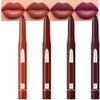 CAKAILA 4Pcs Red Nude Dark Brown Retractable Matte Lip Liner Set,Women Matte Lip Crayon Lip Liner Pencil Lipstick Kit,Long Lasting Smudge Proof Waterproof 24 Hour Lipstick and Lip Liners Combo Pencil