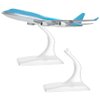 FINGERINSPIRE 2 PCS Mini Model Airplane Holder 1:400 Scale, 1.4x2.4x2.0inches Model Plane Display Stand, Clear Plastic Aircraft Display Stand for Aircraft Models Displaying