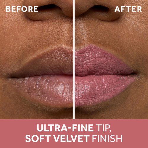 No7 Pro Artist Lip Liner - Precision Edit Lip Liner Pencil with a Creamy, Matte Finish - Helps Prevent Lipstick Bleeding and Enhances Lip Shape - Rose Couture (0.04 oz)