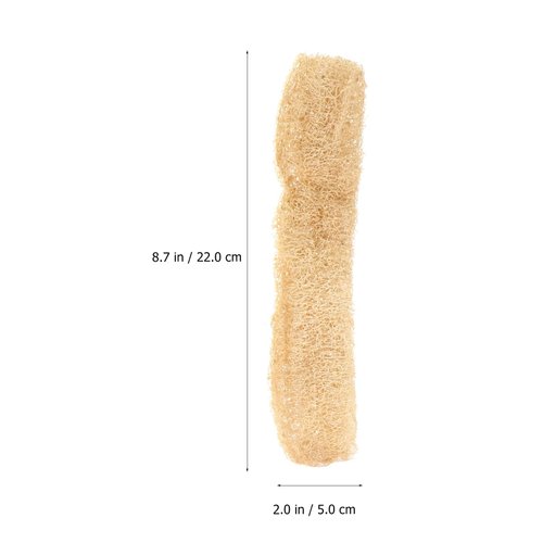 TEHAUX Pet Natural Loofah Chewing Toys, Tooth Clearning Bath Tools for Small Animal Dog Cat Chinchillas Bunny Hamster Guinea Pig Rabbit Molar Toys,5pcs