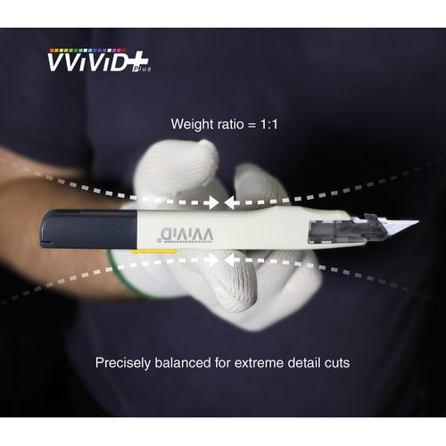 VViViD Premium Retractable Precision Balanced Multi-Use Utility Cutting Knife for Automotive Vinyl Wraps (1 Pack)