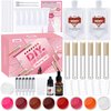 Lip Gloss Kit JCOOS Lip Gloss Making Kit, Diy Lip Gloss Making Kit Make Your Own Lip Gloss Making Supplies, Shimmery Lip Gloss Base Empty Lip Gloss Tubes Jojoba Oil, Women Teen Girl Gifts Trendy Stuff