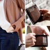 Divoti Surgical Stainless Steel Credit Card Size Wallet Comb Perfect for Wallet & Pocket – Compact & Durable Hair & Beard Comb – EDC Comb - Filigree