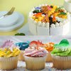 FINGOOO 39 Piece Mini Dinosaur Figures, Assorted Vinyl Plastic Dinosaur Toys for Easter Gifts Dino Party Cake Toppers