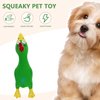 FRCOLOR Latex Chicken Squeaky Dog Chew Toy Interactive Toy for Aggressive Chewers Design for Playtime and Fetch Engaging Squeaky Sound