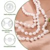 PAXCOO White Pearl Beads Garland, Pearl Strands Craft String Bead for Christmas Tree Decoration, Wedding Party Supplies
