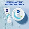 NIVEA Soft Cream, Refreshingly Soft Moisturizing Cream, Body Cream, Face Cream, and Hand Cream, 3 Pack of 2.6 Oz Tubes