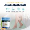 Joints Soak Bath Salt 32 Ounces Epsom Salt with Natural Rosemary, Frankincense and Peppermint Essential Oils Plus Vitamin C in BPA Free Pouch with Easy Press-Lock Seal