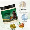 LSKINBATH Keratin Hair Treatment For Hair Moisturizing Hair Mask Argan Oil Keratin Biotin Repair Deep Conditioner For Dry Damaged Frizzy Curly All Hair Types(16.9 Fl Oz/500ml)