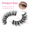 7 Pairs Cat-Eye Lashes Flu-ffy 16mm Fox Eye Lashes Curly Volume Eyelashes Faux Mink Lashes that Look Like Extensions Lashes Wispy False Eyelashes Natural Look(Z10)