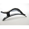 Generic Clear crystal black acrylic alligator hair claw clip clamp