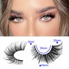 False Eyelashes Fairy Cat Eye Lashes Mink Fluffy Fox Eye Lashes Wispy Dramatic Eyelashes 20mm Fake Lashes 7 Pairs Pack by ALICE