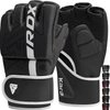 RDX MMA Gloves Grappling Sparring, Pre-Curved Mixed Martial Arts Mitts Men Women Boxing Gloves, Maya Hide Leather Kara Cage Fighting Workout, Combat Sports Training, Muay Thai, Punching Bag Kickboxing