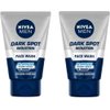 Nivea For Men Advanced Whitening Dark Spot Reduction Face Wash, 100ml (Pack Of 2)