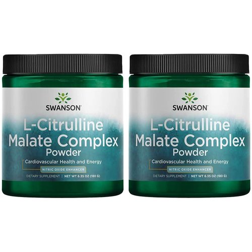 Swanson Amino Acid L-Citrulline Malate Complex 6.35 Ounce (180 g) Pwdr (2 Pack)